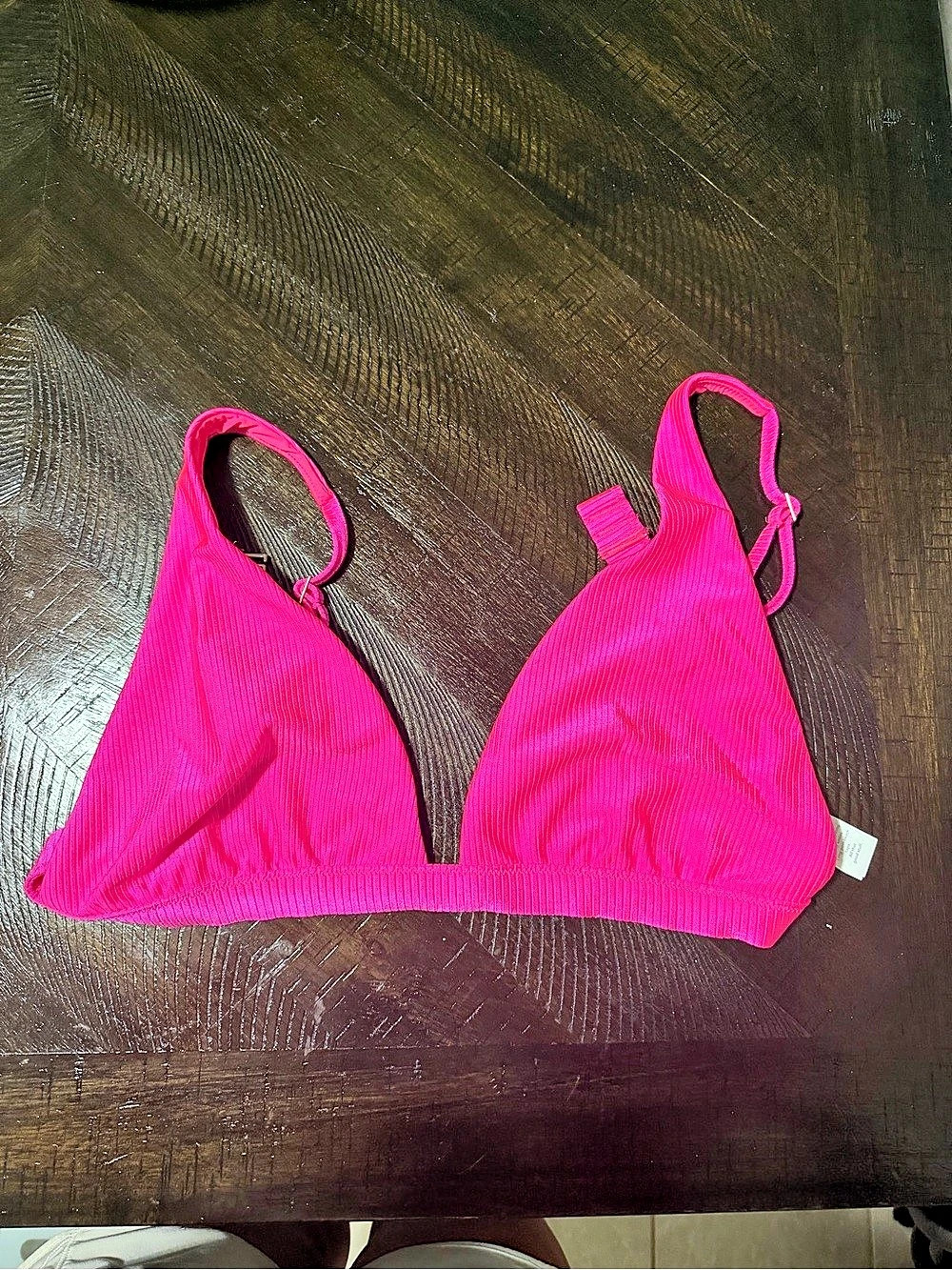 Hot pink swim top